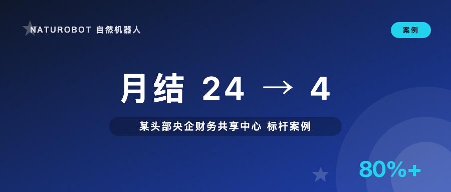 某头部央企财务共享中心:把月度结账从 24 人天压到 4 人天